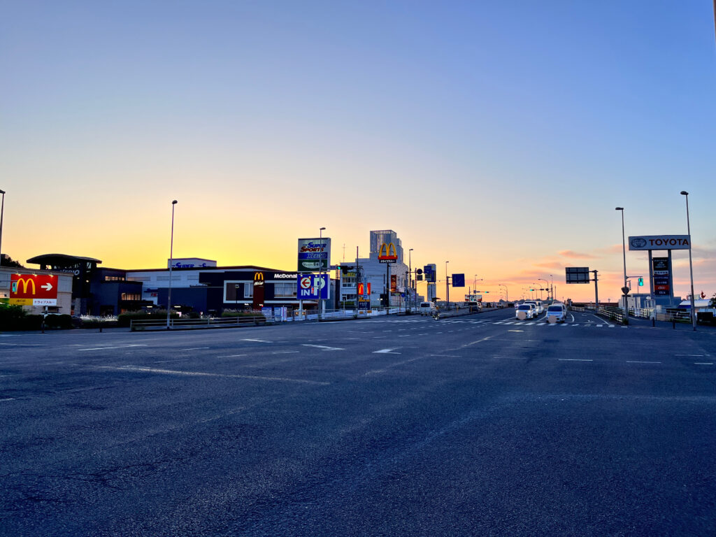 2022年大分県内で最も交通事故が多かった大分市・宮崎交差点の写真